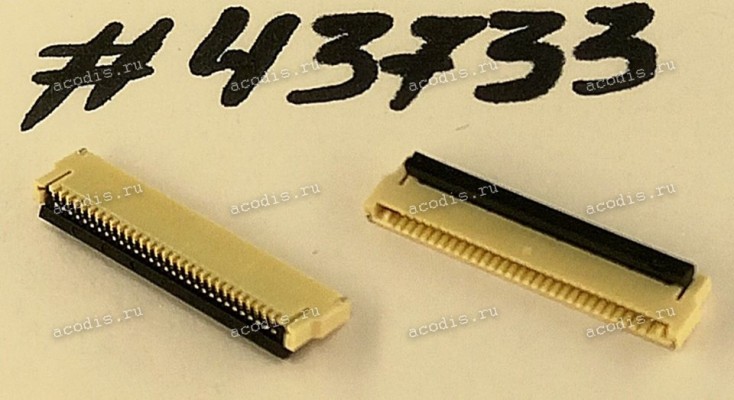 Разъём FFC FPC 30P 0.5MM R/A(B) SMT (Asus p/n: 12018-00021100) ACES 51539-0300M-002 Разъём FFC FPC 30P 0.5MM R/A(B) SMT (Asus p/n: 12018-00021100) ACES 51539-0300M-002