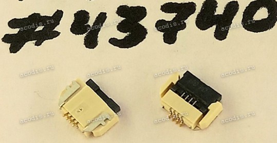 Разъём FFC FPC 4P 0.5mm R/A SMT (Asus p/n: 12018-00081900) P-TWO 196479-04041-3