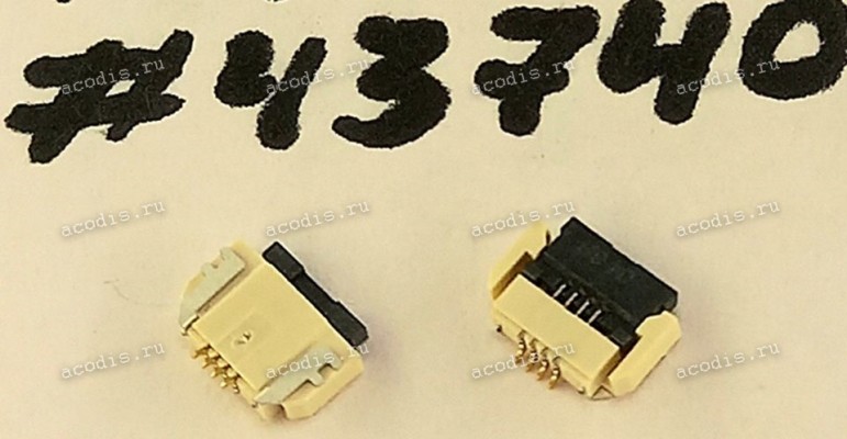 Разъём FFC FPC 4P 0.5mm R/A SMT (Asus p/n: 12018-00081900) P-TWO 196479-04041-3