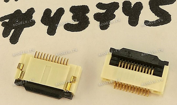 Разъём FFC FPC 12P 0.5MM R/A SMT (Asus p/n: 12018-00102300) ACES 51578-01201-001 Разъём FFC FPC 12P 0.5MM R/A SMT (Asus p/n: 12018-00102300) ACES 51578-01201-001