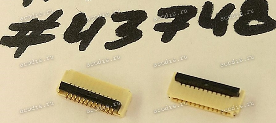 Разъём FFC FPC 12P 0.5MM 1.0H R/A SMT (Asus p/n: 12018-00103300) ENTERY 6718K-Y12N-00L Разъём FFC FPC 12P 0.5MM 1.0H R/A SMT (Asus p/n: 12018-00103300) ENTERY 6718K-Y12N-00L