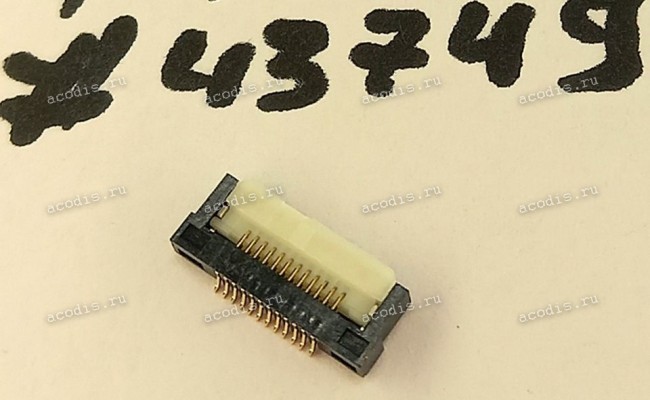 Разъём FFC FPC 12P 0.5MM 1.8H R/A SMT (Asus p/n: 12018-00103900) ACES 51625-01201-001