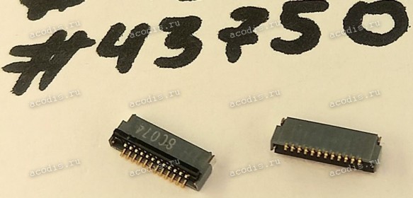 Разъём FFC FPC 12P 0.5 1H R/A SMT 6G (Asus p/n: 12018-00104300) HIROSE FH34SRJ-12S-0.5SH(50)