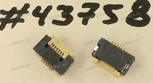 Разъём FFC FPC 6P 0.5MM R/A SMT (Asus p/n: 12018-00161600) ENTERY 6705K-Y06N-00L