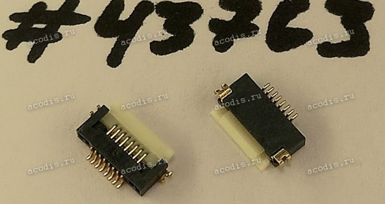 Разъём FFC FPC 8P 0.5MM R/A SMT (Asus p/n: 12018-00210200) ACES 50506-00801-001 Разъём FFC FPC 8P 0.5MM R/A SMT (Asus p/n: 12018-00210200) ACES 50506-00801-001