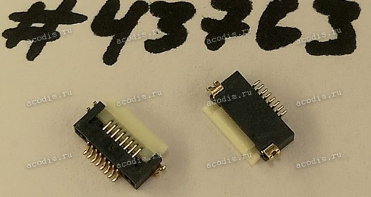 Разъём FFC FPC 8P 0.5MM R/A SMT (Asus p/n: 12018-00210200) ACES 50506-00801-001
