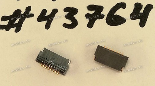 Разъём FFC FPC 8P 0.5MM R/A SMT (Asus p/n: 12018-00210800) HRS FH34SRJ-8S-0.5SH(50)