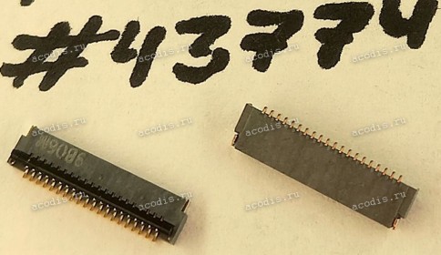 Разъём FFC FPC 20P 0.5 1.0H R/A 10G (Asus p/n: 12018-00221100) HRS FH34SRJ-20S-0.5SH(50)