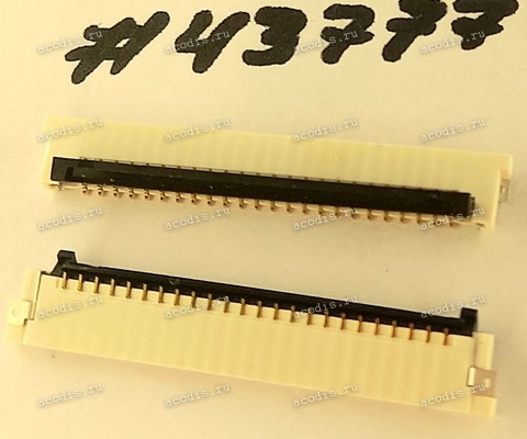 Разъём FFC FPC 24P 1.0MM 1.5H R/A,SMT (Asus p/n: 12018-00301500) ACES 51592-02401-001