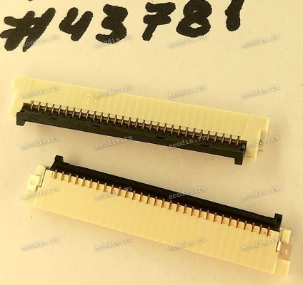 Разъём FFC FPC 30P 0.8MM R/A 1.5H SMT (Asus p/n: 12018-00380700) ACES 51591-03001-001