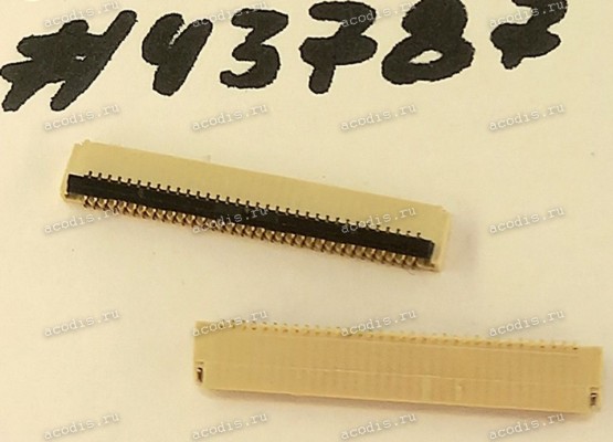 Разъём FFC FPC 34P 0.5 1H R/A SMT (Asus p/n: 12018-00530800) ENTERY 6718K-Y34N-00L