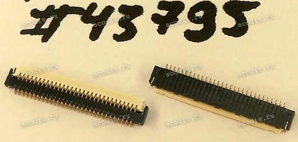 Разъём FFC FPC 30P 0.5 1H R/A SMT (Asus p/n: 12018-00791100) HUABEI HQ11920332000