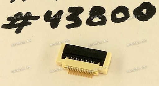 Разъём FFC FPC 10P 0.5 1.8H R/A SMT (Asus p/n: 12018-01000600) QCI DFFC10FR108