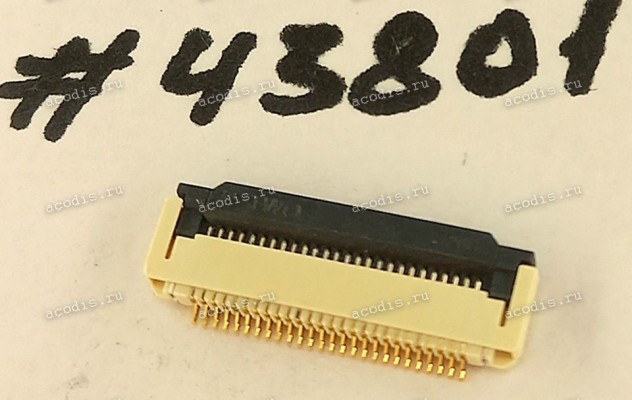 Разъём FFC FPC 26P 0.5 2.0H R/A SMT (Asus p/n: 12018-01000700) QCI DFFC26FR083
