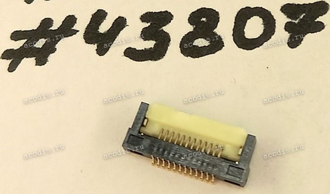 Разъём FFC FPC 12P 0.5 1.8H (Asus p/n: 12018-01001700) QCI DFFC12FR121