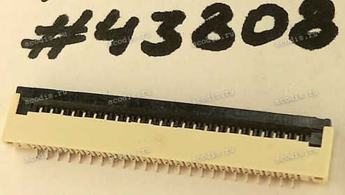 Разъём FFC FPC 24P 1.0 2H R/A SMT (Asus p/n: 12018-01010000) BYD 12104391-00