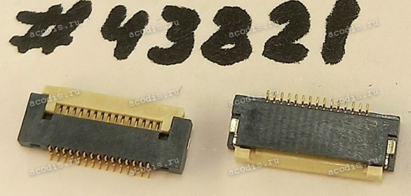 Разъём FFC FPC 15P 0.5mm,(B) R/A SMT (Asus p/n: 12G183401505) ENTERY 6705-F15N-00R