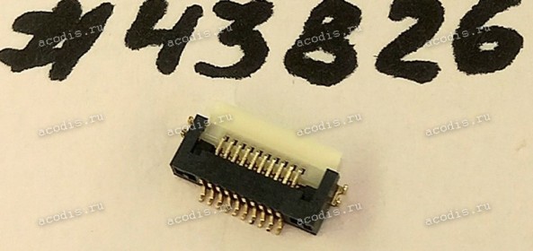 Разъём FFC FPC 10P 0.5 1R FR(P0.5,H1.5) (Asus p/n: 12018-01000300) QCI DFFC10FR082