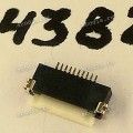 Разъём FFC FPC 10P 0.5 1R FR(P0.5,H1.5) (Asus p/n: 12018-01000300) QCI DFFC10FR082 Разъём FFC FPC 10P 0.5 1R FR(P0.5,H1.5) (Asus p/n: 12018-01000300) QCI DFFC10FR082