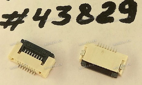 Разъём FFC FPC 8P 0.5 1.5H R/A SMT (Asus p/n: 12018-01010200) BYD 12103622-00