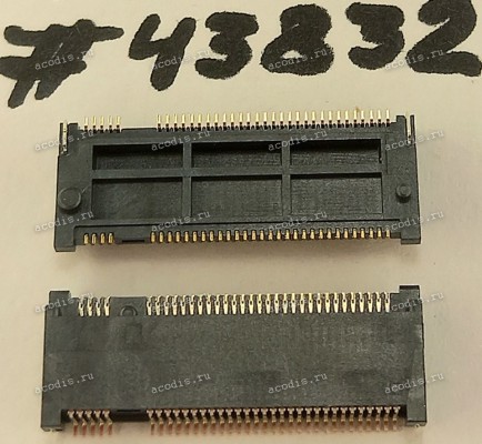 Разъём M2 NGFF KEY-M 75P 0.5MM 3.05H STD (Asus p/n: 12003-00075100) ACES 51733-06702-012 Разъём M2 NGFF KEY-M 75P 0.5MM 3.05H STD (Asus p/n: 12003-00075100) ACES 51733-06702-012