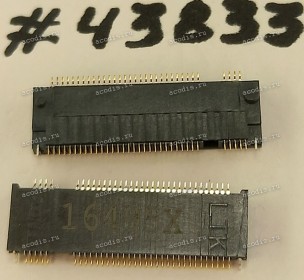 Разъём M2 NGFF KEY-M 75P 0.5MM 2.0H STD (Asus p/n: 12003-00075700) ARGOSY NASM0-S6701-TP20A
