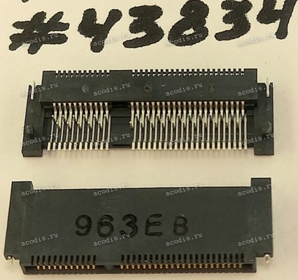 Разъём M2 NGFF KEY-E 75P 0.5 1.2H SUNK (Asus p/n: 12003-00078400) FOXCONN AS0BC51-S00PE-7H