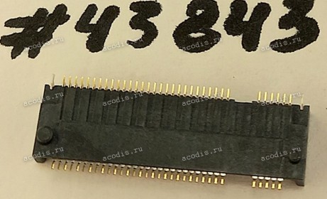Разъём M2 NGFF KEY-B 75P 0.5 2H STD (Asus p/n: 12003-00166700) ARGOSY NASB3-S6705-TP20A