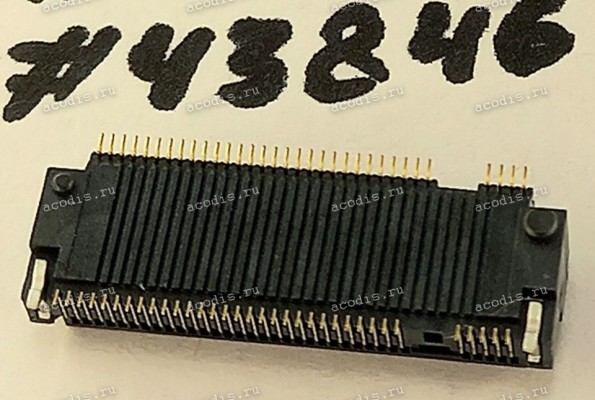 Разъём M2 NGFF 75P 2R FR (P0.5,H4.05) SMT (Asus p/n: 12003-00260400) QCI DFHS75FR419