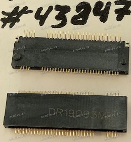 Разъём M2 NGFF KEY-M 67P 0.5 2H (Asus p/n: 12003-00270400) HUABEI HQ119A0007000