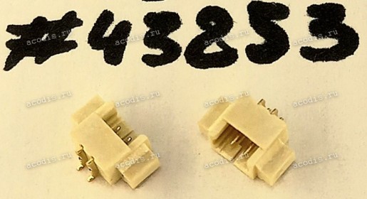 Разъём WtoB CON 2P 1.25MM 3.3H R/A SMT (Asus p/n: 12017-00020200) ENTERY 3802K-F02N-10R