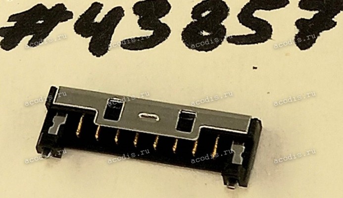 Разъём WtoB CON 8P 1.5MM 2.3H R/A SMT (Asus p/n: 12017-00080400) TARNG YU TU1513WNV-080201J16 for Asus A409, A501L, A509, A512, A512D, A512DA, A512FA, A512FB, A512FL, A512JA, B1502CVA, D1401, D409, D509, D515DA, E1504FA, E406, E407, E409, F409, F509, F512
