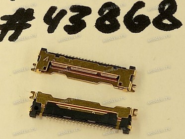 Разъём WtoB CON 20P 0.5MM 1.0H RA SMT (Asus p/n: 12017-00201000) ACES 51473-0200M-001
