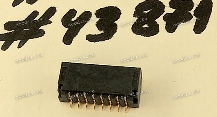 Разъём WtoB CON 8P 1.0MM, R/A,SMT (Asus p/n: 12017-00400000) ACES 50224-00801-001