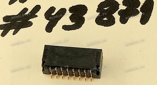 Разъём WtoB CON 8P 1.0MM, R/A,SMT (Asus p/n: 12017-00400000) ACES 50224-00801-001
