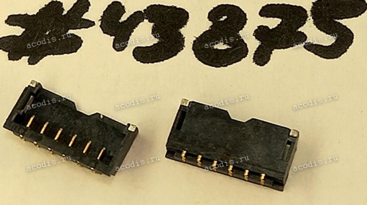 Разъём WtoB CON 6P 1.2 1.45H R/A SMT (Asus p/n: 12017-00650100) TARNG YU TU1202WNV-060001H16