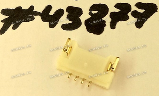 Разъём WtoB CON 4P 1.25 1.85H SMT (Asus p/n: 12017-01020100) BYD 12103625-00 Разъём WtoB CON 4P 1.25 1.85H SMT (Asus p/n: 12017-01020100) BYD 12103625-00