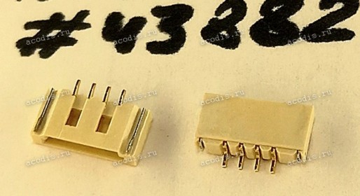 Разъём WtoB CON 4P 1.25MM R/A SMT (Asus p/n: 12G17100004R) ENTERY 3800-F04N-04R