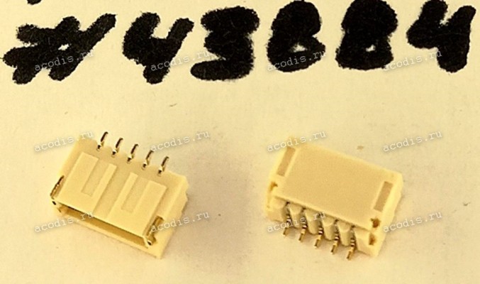 Разъём WtoB CON 5P 1.0mm R/A SMT (Asus p/n: 12G171010050) ACES 87213-0500G Разъём WtoB CON 5P 1.0mm R/A SMT (Asus p/n: 12G171010050) ACES 87213-0500G