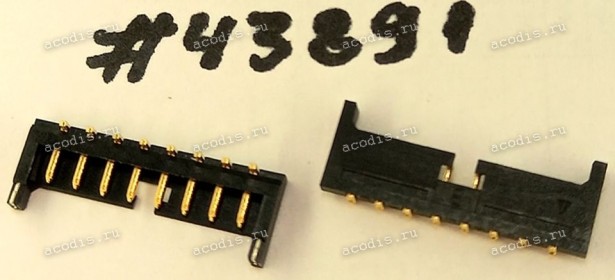 Разъём WtoB CON 8P 2.0mm R/A SMT (Asus p/n: 12G171110081) TARNG TU2013WNR-08S-GO-NL-A