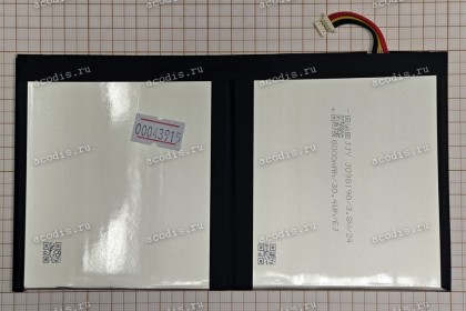 АКБ Digma Pro Zenith TA2D1P01 (JJY 3098190, SP47664) 3,8V 8000mAh 30,4Wh разъем 5pin new