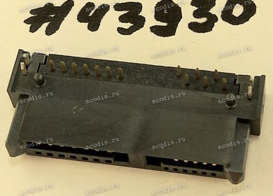 Разъём SATA CON 13P R/A 2.1CH REV DIP (Asus p/n: 12015-00044800) SANTA 202102-2