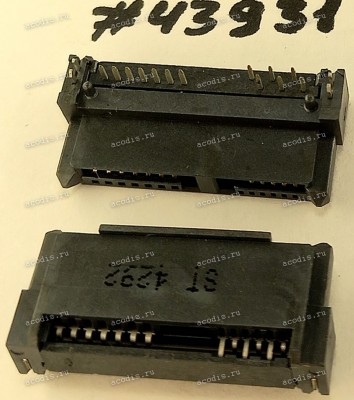 Разъём SATA CON 13P RA 3.8CH REV DIP (Asus p/n: 12015-00045300) SANTA 203802-1