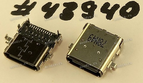 Разъём USB3.1 CON TYPE C 24P 0.7CH SUNK (Asus p/n: 12013-00118700) FOXCONN UT11123-107B9-7H