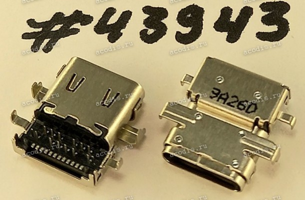 Разъём USB3.1 CON TYPE C 24P -0.6CH SUNK (Asus p/n: 12013-00171100) ACES 55933-0240Y-001
