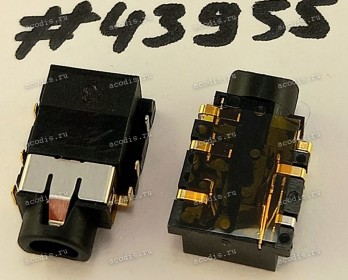 Разъём Audio JACK 6P 1.1CH SUNK R/A (Asus p/n: 12014-00994300) DST-CONN DA2-4126R-70BRSB-J