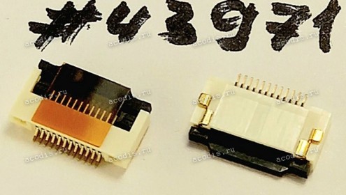 Разъём FFC FPC 12P 0.5MM R/A SMT (Asus p/n: 12G183401225) = Asus UL20A