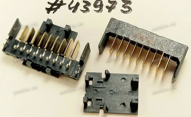 Разъём BATT CON 9P 2.0MM M R/A DIP (Asus p/n: 12G200010932)