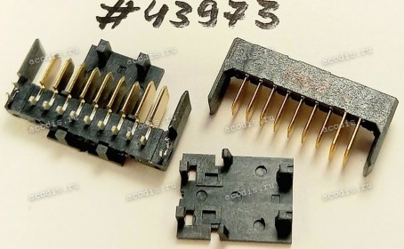 Разъём BATT CON 9P 2.0MM M R/A DIP (Asus p/n: 12G200010932)