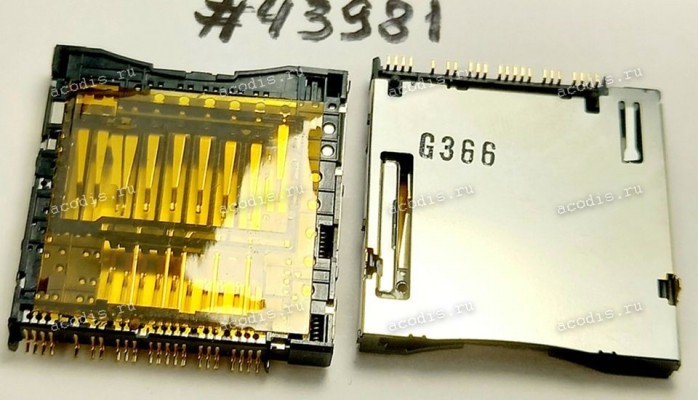 Разъём 3IN1 CR SOCKET CONN, 22P, SMT (Asus p/n: 12G340002209)